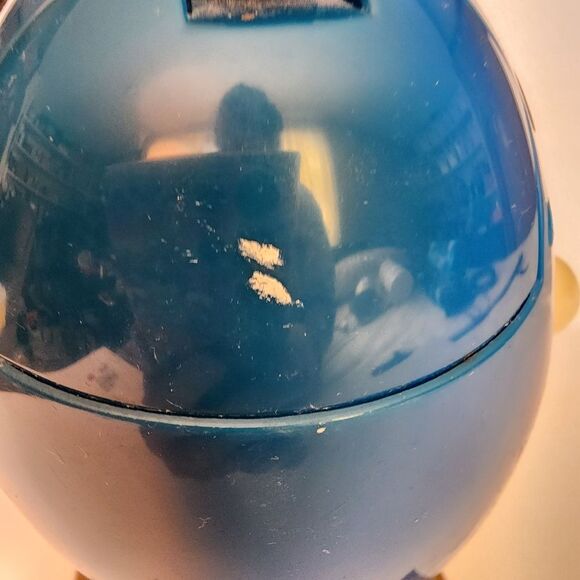 Vintage Blue M & M Candy Dispenser With Sunglasses - Picture 7 of 12